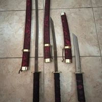 Комплект самурайски мечове Катана, снимка 8 - Други ценни предмети - 45715380