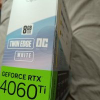 Гаранция!(Нова запечатана) RTX 4060 Ti 8GB ZOTAC GAMING Twin Edge OC White Edition/ Гаранция!, снимка 3 - Видеокарти - 45432071
