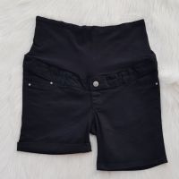 Нови къси дънкови панталони за бременни H&M размер S, снимка 1 - Дрехи за бременни - 45084204