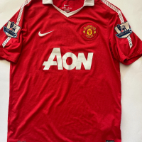 NIKE Man United Home Shirt - #17 Luis Nani  2010/2011 M / Оригинал, снимка 1 - Спортни дрехи, екипи - 44937146