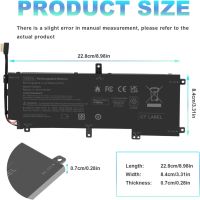 ASUNCELL 52Wh VS03XL лаптоп батерия за HP Envy 11.55V, снимка 3 - Батерии за лаптопи - 45118941