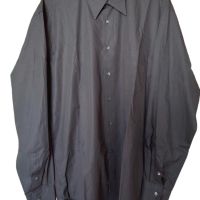Мъжка елегантна риза Studio Collection, 100% памук, Черна, 80х66см, XL, снимка 1 - Ризи - 45674684