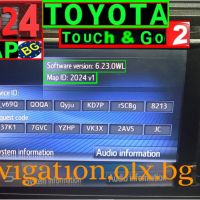 🚗🚗 2024 карти Toyota Touch2 Go/Plus ъпдейт навигация USB+код Тойота Alphard Land Cruiser 150 Prius, снимка 1 - Навигация за кола - 36348087
