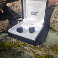 Луксозни копчета за ръкавели Mont Blanc, снимка 3 - Други - 44942724