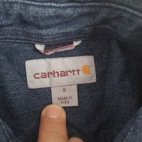 Carhartt Мъжка Дънкова Риза Размер S / M Relaxed Fit, снимка 6 - Ризи - 45175291
