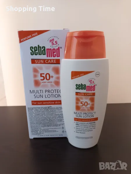 НОВ слънцезащитен лосион SPF50+ 150мл без парфюм Sebamed- НАМАЛЕН от 50 на 40!, снимка 1