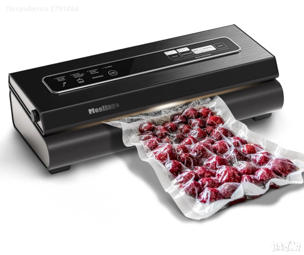 Вакуумна машина Mesliese VS6601S​ 90Kpa Мощна 6-в-1 нова, снимка 1