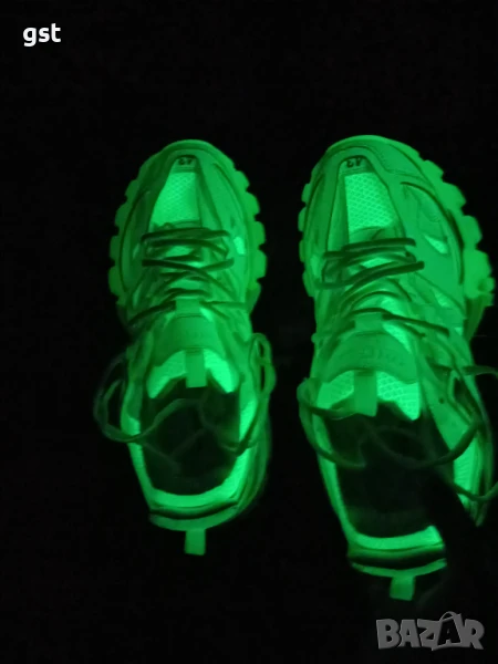 Уникални Редки Balenciaga Track 3.0 Glow in the dark наличен 45 White маратонки кецове Унисекс, снимка 1