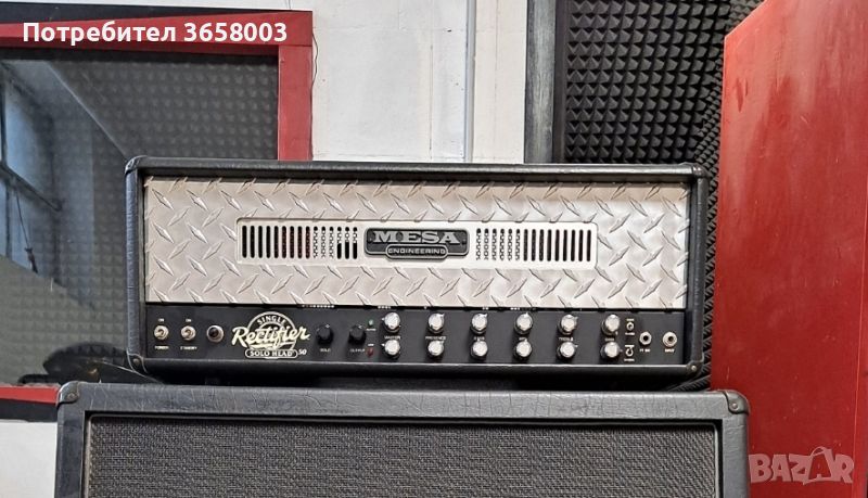 Mesa Boogie Single Rectifier Solo Head 50w лампов китарен усилвател , снимка 1