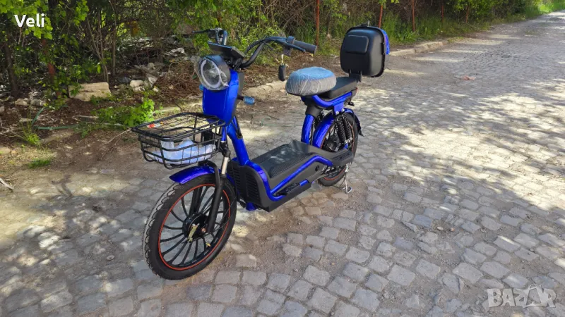 Скутер електрически с педали 1200W,60V и 20" гуми, снимка 1