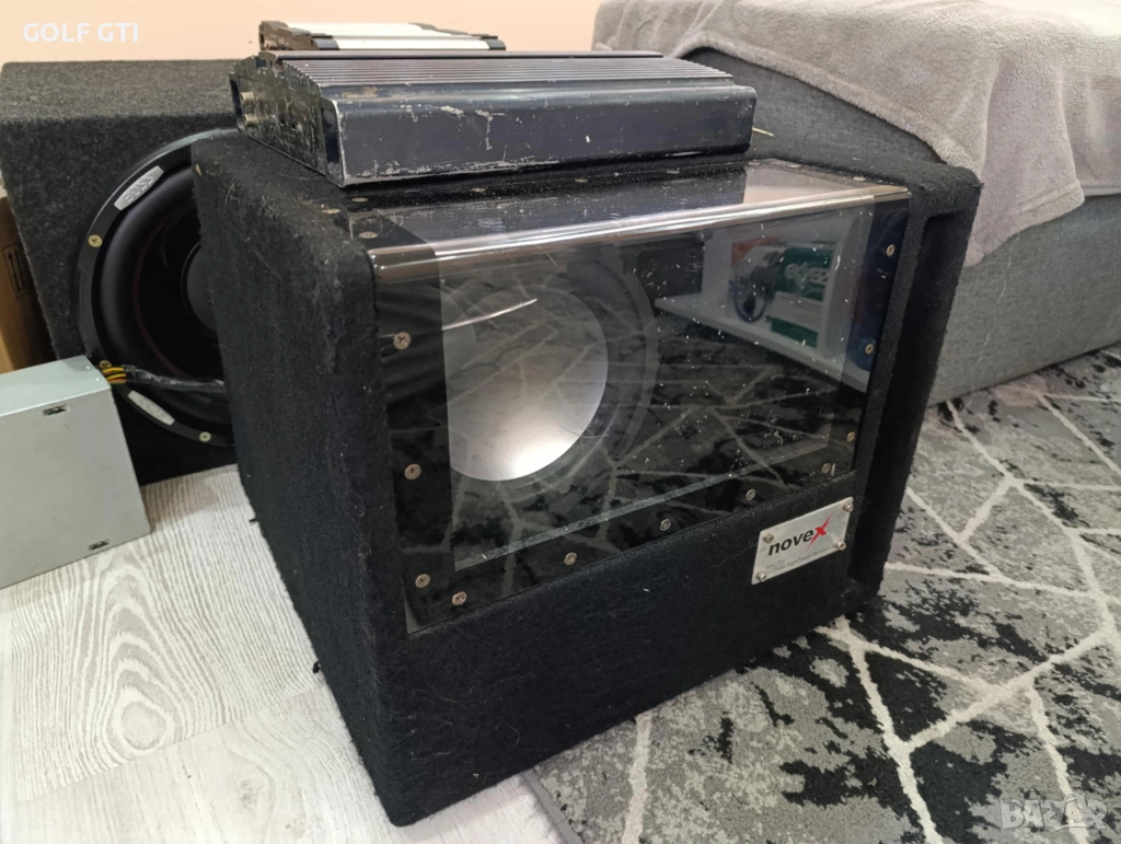 Бас каса 10 + усилвател, снимка 1