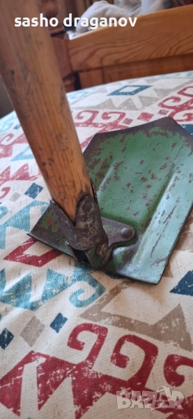 Военна сгъваема сапьорна лопата, (СССР/България), снимка 1