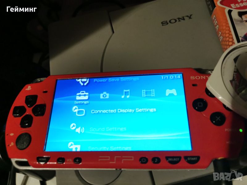 PSP 2004 - червено - работещо с проблем, снимка 1
