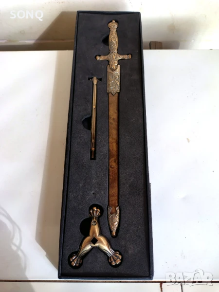 Страхотен Меч За Писма Със Стойка, снимка 1