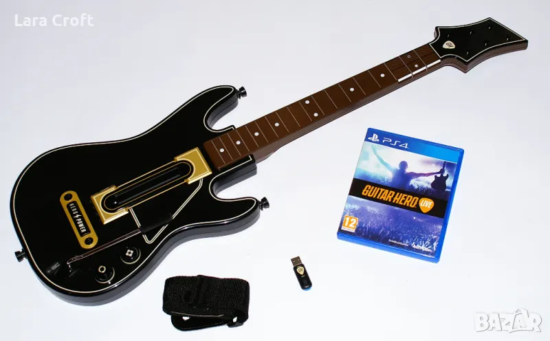 Guitar Hero Live PS4 Playstation 4 Китара + донгъл и игра, снимка 1