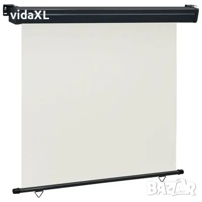 vidaXL Вертикална тента за балкон, 165x250 см, кремава（SKU:48431, снимка 1