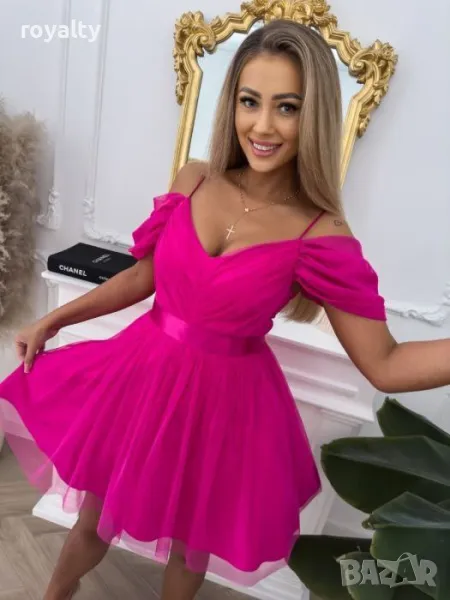 Официална рокля с тюл, снимка 1