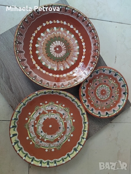 Керамични битови чинии , снимка 1