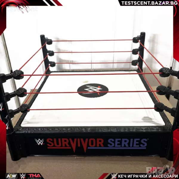 Ринг за играчки WWE Mattel Action Spring Ring Wrestling 2010г. пружиниращ, снимка 1