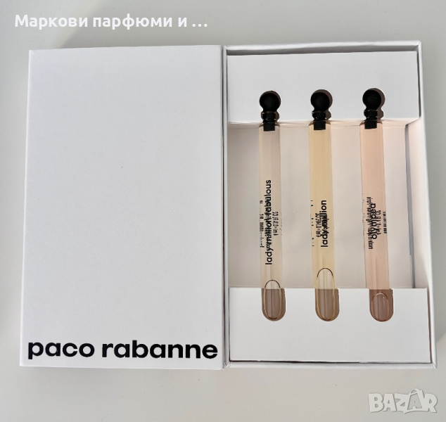 Парфюм Paco Rabanne - 3 броя миниатюри х 4 мл + подарък мостра изненада, снимка 1