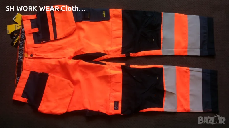 Snickers 6230 Allround Work Craftsman Trousers Hi-Vis Orange размер 54 / XL работен панталон W4-238, снимка 1