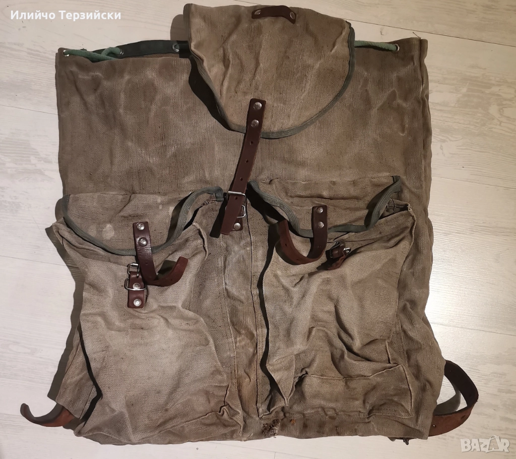 Ретро раница -Бризент, снимка 1