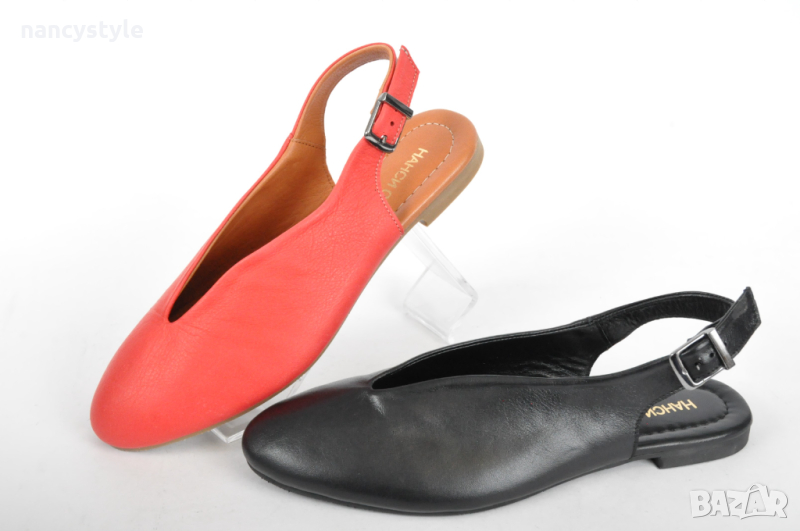 СЕЗОН'24! Леки и удобни дамски сандали от естествена кожа - Два цвята, снимка 1