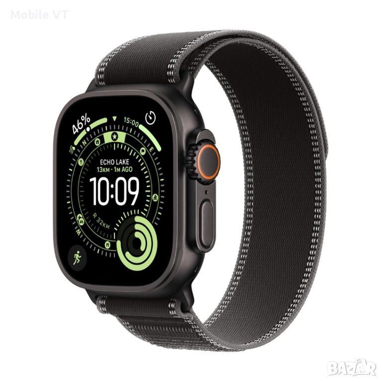 НОВ! Apple Watch Ultra 3 5G 49mm 2025 Black Char Trail Loom ГАРАНЦИЯ!, снимка 1