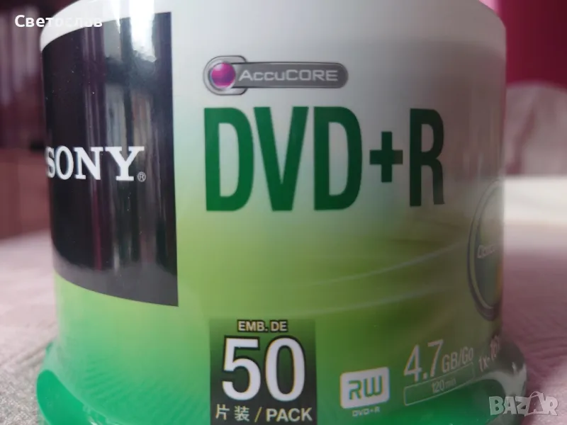 Нови Sony DVD+R дискове , снимка 1