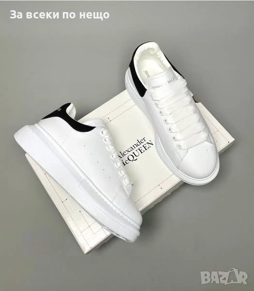 Alexander McQueen Мъжки Бели Маратонки👟Мъжки Спортни Обувки Александър Макуин👟Сникърси Код P1057, снимка 1
