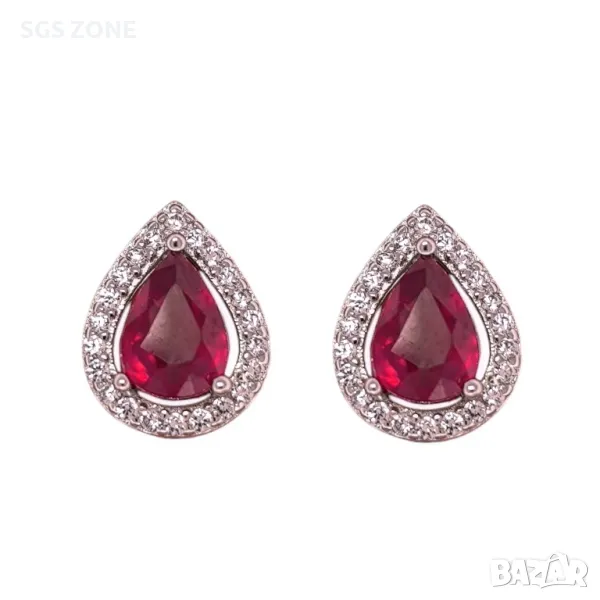 Комплект в Сребро с Естествени Камъни, снимка 1