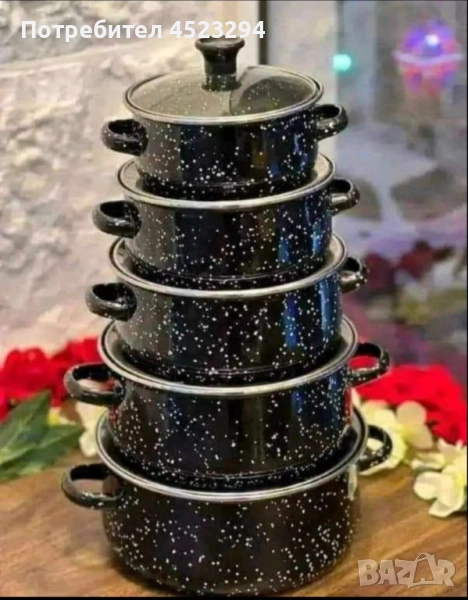 Комплект 5 броя Тенджери , снимка 1