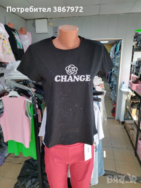 Дамска тениска със  ламе , снимка 1