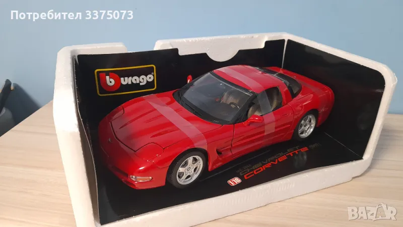 Chevrolet Corvette 1:18 Burago , снимка 1