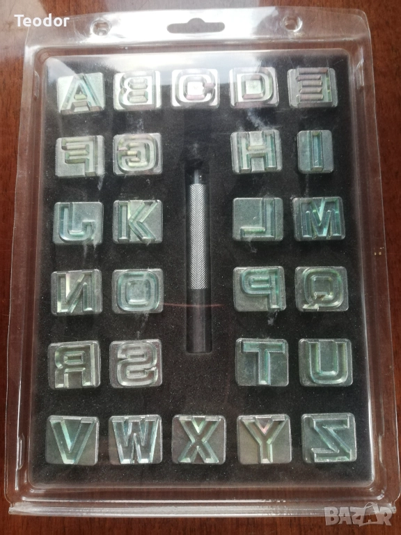 Щампи за кожа (азбука) , снимка 1