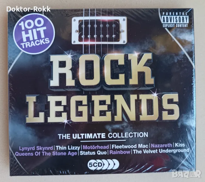 Various Artists - Rock Legends (The Ultimate Collection) (2018, 5 CD), снимка 1