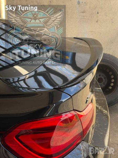 BMW F36 4 Series лип спойлер капак багажник бмв Ф36 4 серия M spoiler, снимка 1