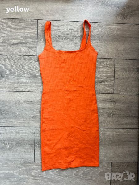 Оранжево рокля рипс, снимка 1