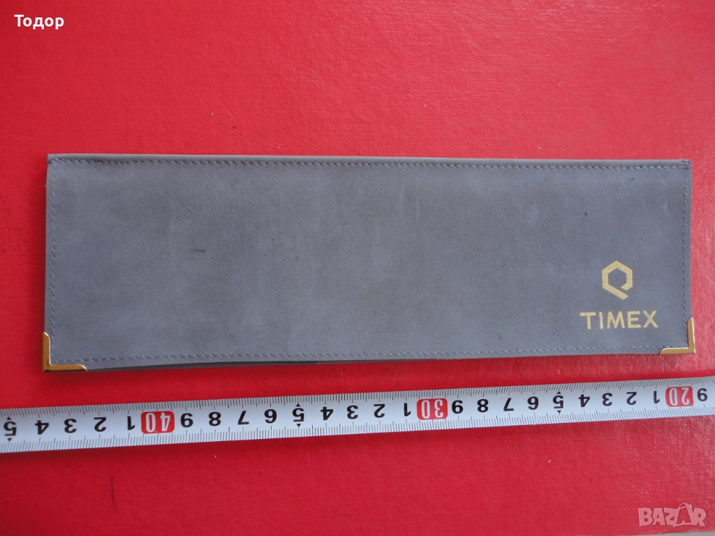 Луксозен калъф чанта кутия за часовник Timex, снимка 1
