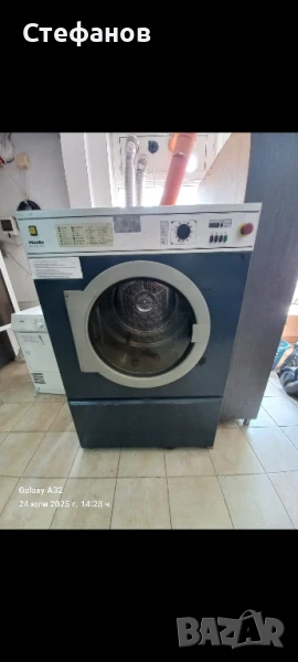 Продавам професионална сушилня Миеле 14кг на газ, снимка 1