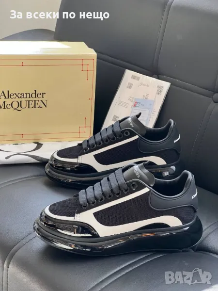Alexander McQueen Мъжки Черни Маратонки👟Мъжки Спортни Обувки В Черен Цвят Код E225, снимка 1