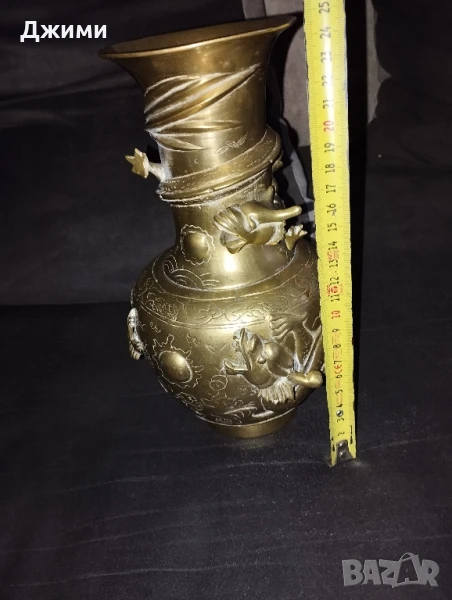 много стара азиатска ваза, снимка 1