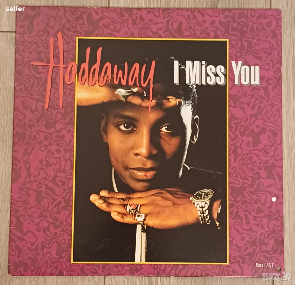 Haddaway ‎– I Miss You Maxi Single 12 Издание 🇫🇷 FRANCE 1993г Състояние на винила:NEAR MINT Състоя, снимка 1