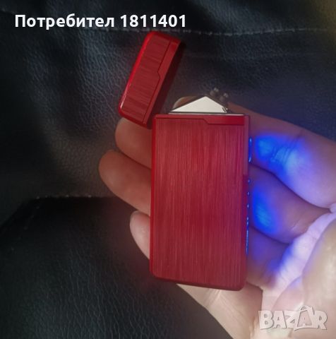 Стилна ветроустойчива запалка с LED и зареждане с USB, снимка 6 - Други - 45998741