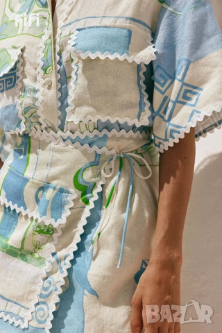 Дамски комплект от лен, снимка 2 - Комплекти - 51692208