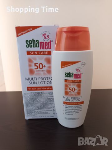 НОВ слънцезащитен лосион SPF50+ 150мл без парфюм Sebamed- от 50 на 40!, снимка 1 - Козметика за тяло - 46290073