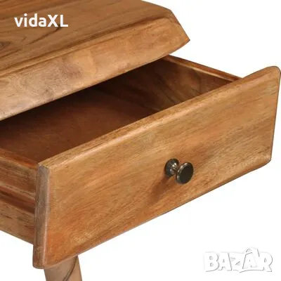 vidaXL Писалище, акациево дърво масив, 110x50x76 cм（SKU:245666）, снимка 3 - Други - 48749771