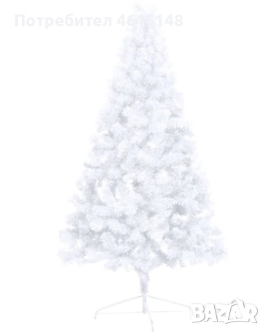 Изкуствена коледна елха - бяла -120см, снимка 3 - Други - 51962487