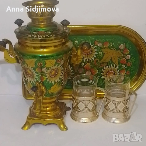 Руски самовар, снимка 4 - Антикварни и старинни предмети - 53419104