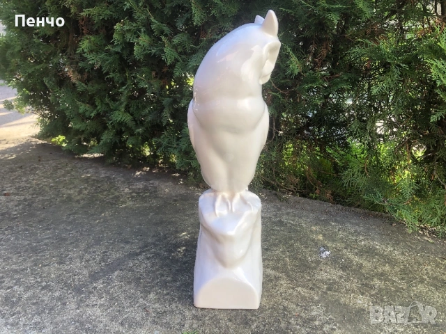 стар немски порцелан - голяма порцеланова фигура БУХАЛ, снимка 6 - Антикварни и старинни предмети - 51047983